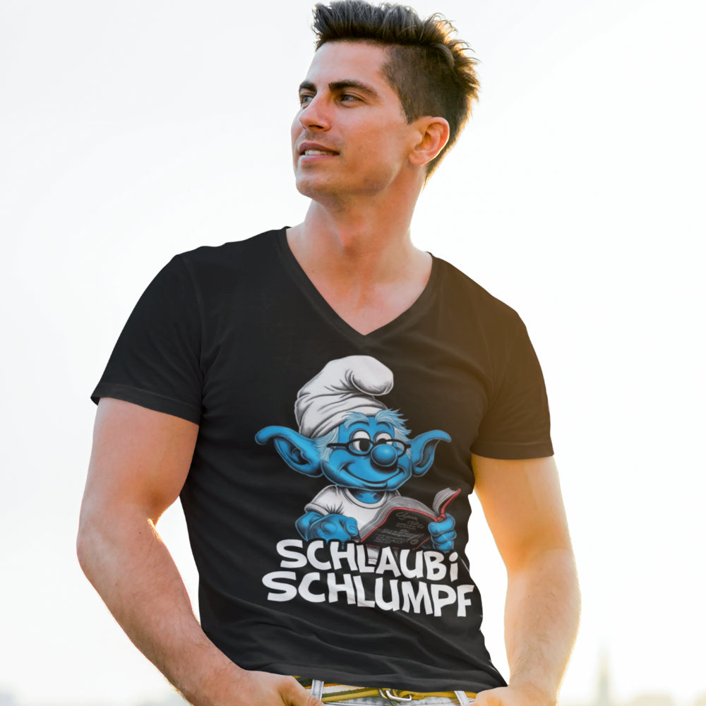 Schlumpf Herren V-Neck Shirts