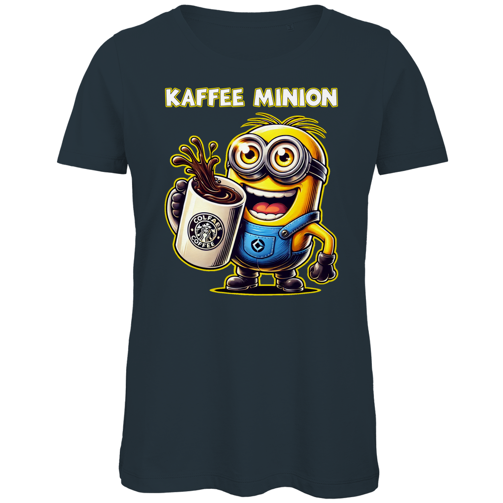 Kaffee Minion - Damen Premium Bio T-Shirt