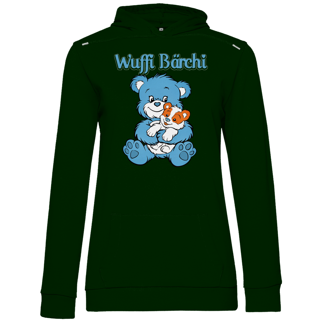 Wuffi Bärchi - Glücksbärchi - Damen Hoodie Forest Green