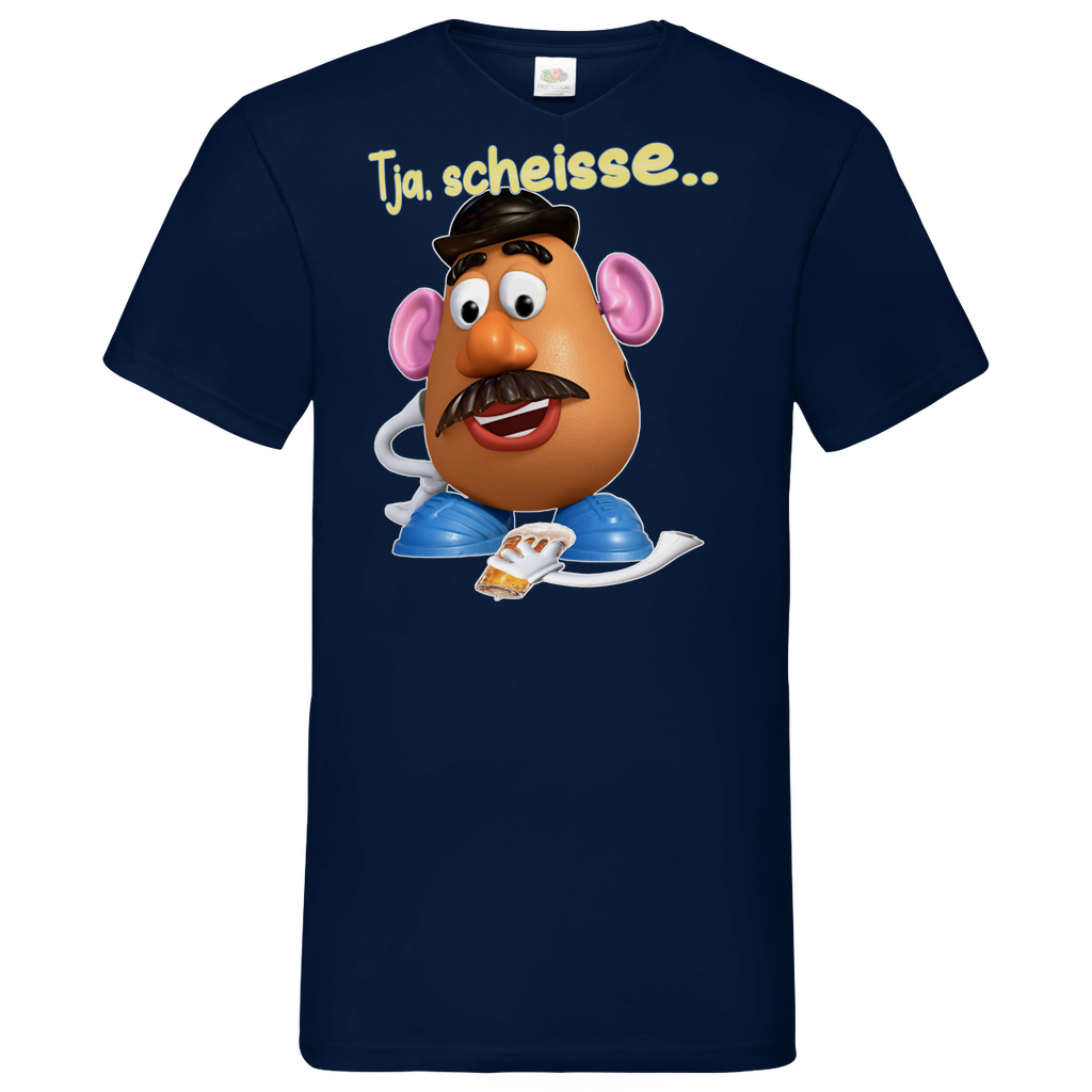 Tja, scheisse - Charlie Naseweis Toy Story - Herren V-Neck Shirt Navy