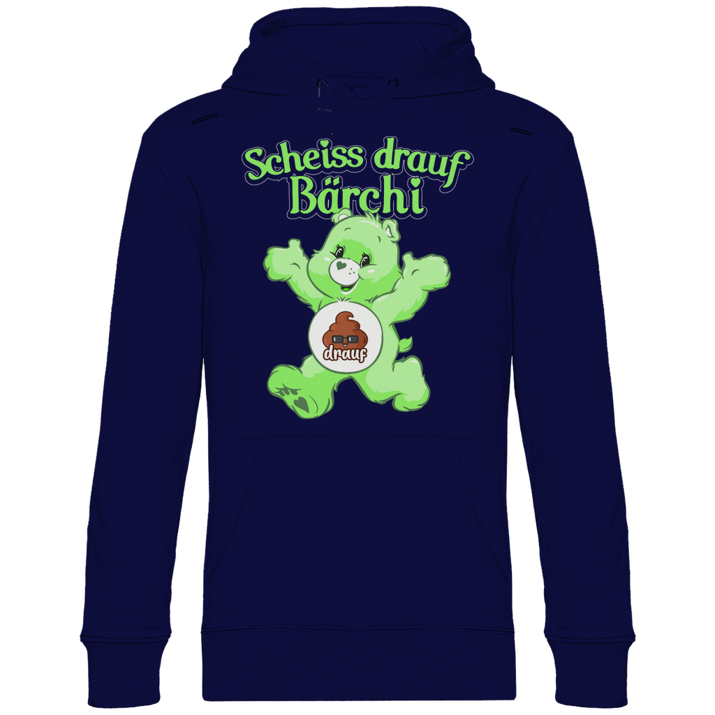 Scheiss drauf Bärchi - Glücksbärchi - Unisex Hoodie Navy Blue