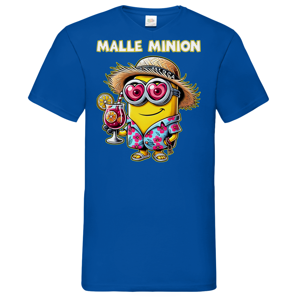 Malle Minion - Herren V-Neck Shirt