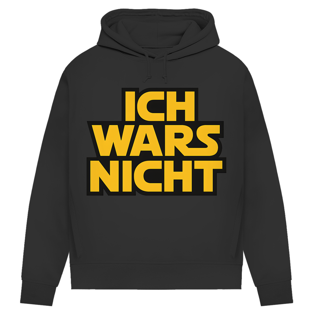 Ich Wars Nicht - Damen Premium Bio Hoodie Black Pure