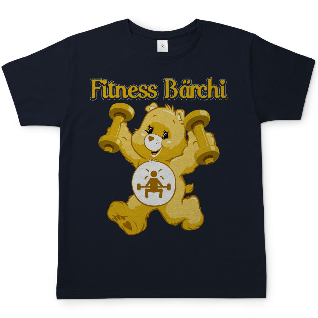 Fitness Bärchi - Glücksbärchi - Herren Shirt Navy