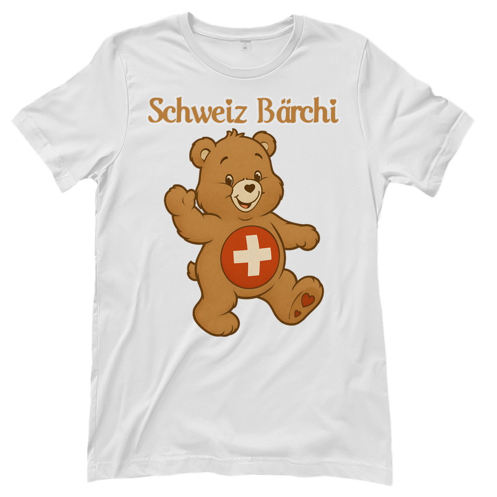 Schweiz Bärchi - Glücksbärchi - Damen T-Shirt White