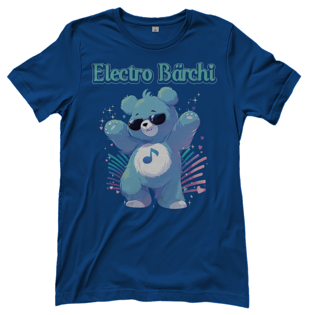 Electro Bärchi - Glücksbärchi - Damenshirt Royal Blue