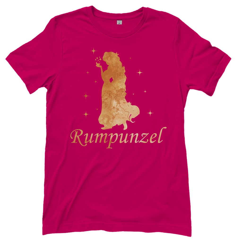 Rumpunzel - Prinzessin Aquarell - Damenshirt Sorbet