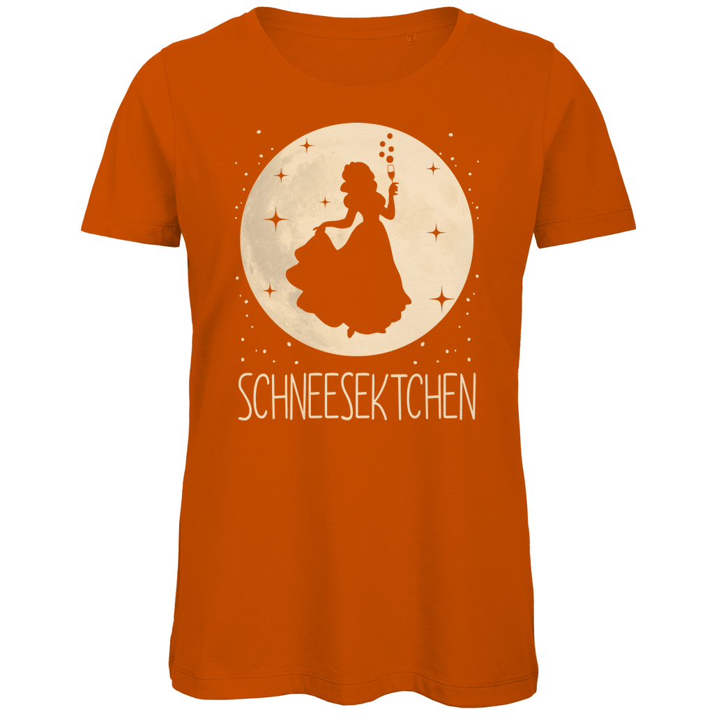 Mond Prinzessin - Schneesektchen - Damen Premium Bio T-Shirt Urban Orange