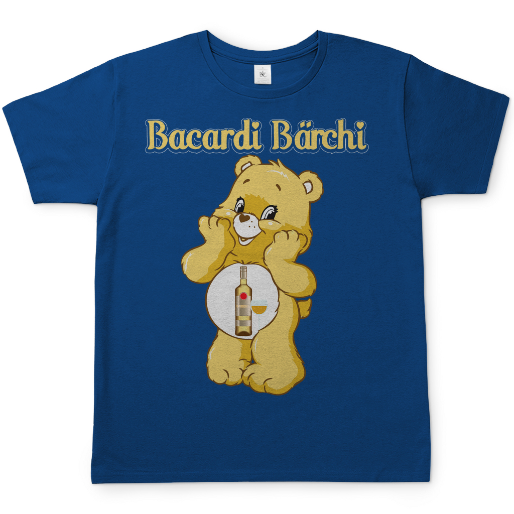 Bacardi Bärchi - Glücksbärchi - Herren Shirt Royal Blue