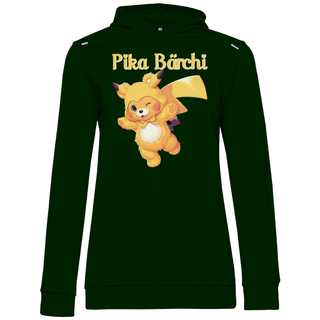 Pika Bärchi - Glücksbärchi - Damen Hoodie Forest Green