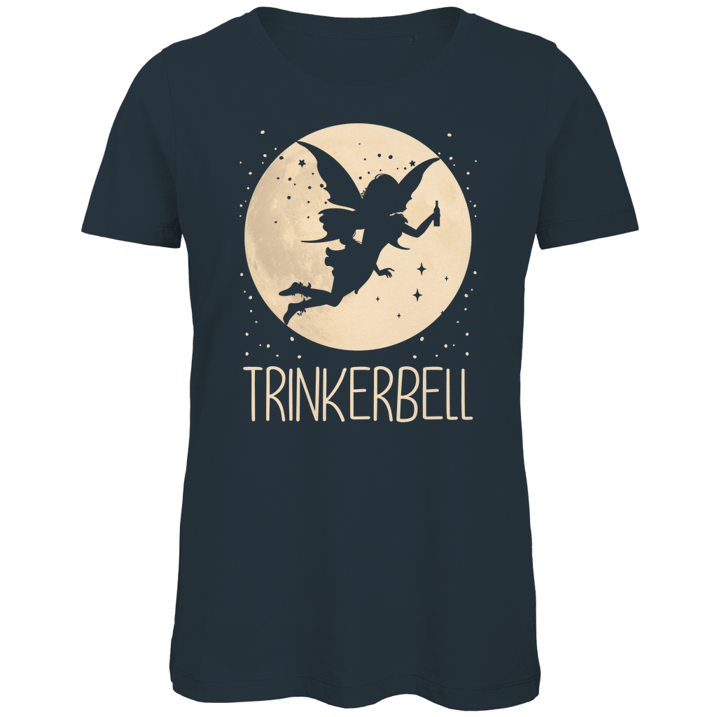 Mond Prinzessin - Trinkerbell - Damen Premium Bio T-Shirt Dark Grey