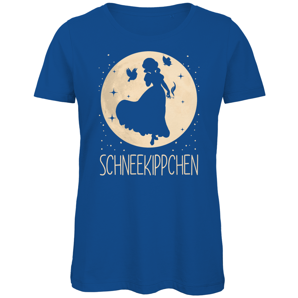 Mond Prinzessin - Schneekippchen - Damen Premium Bio T-Shirt Royal Blue