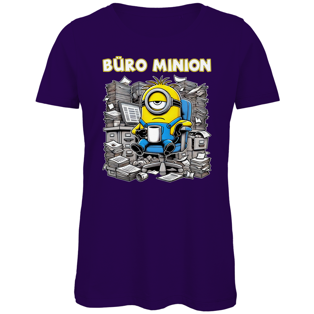 Büro Minion - Damen Premium Bio T-Shirt