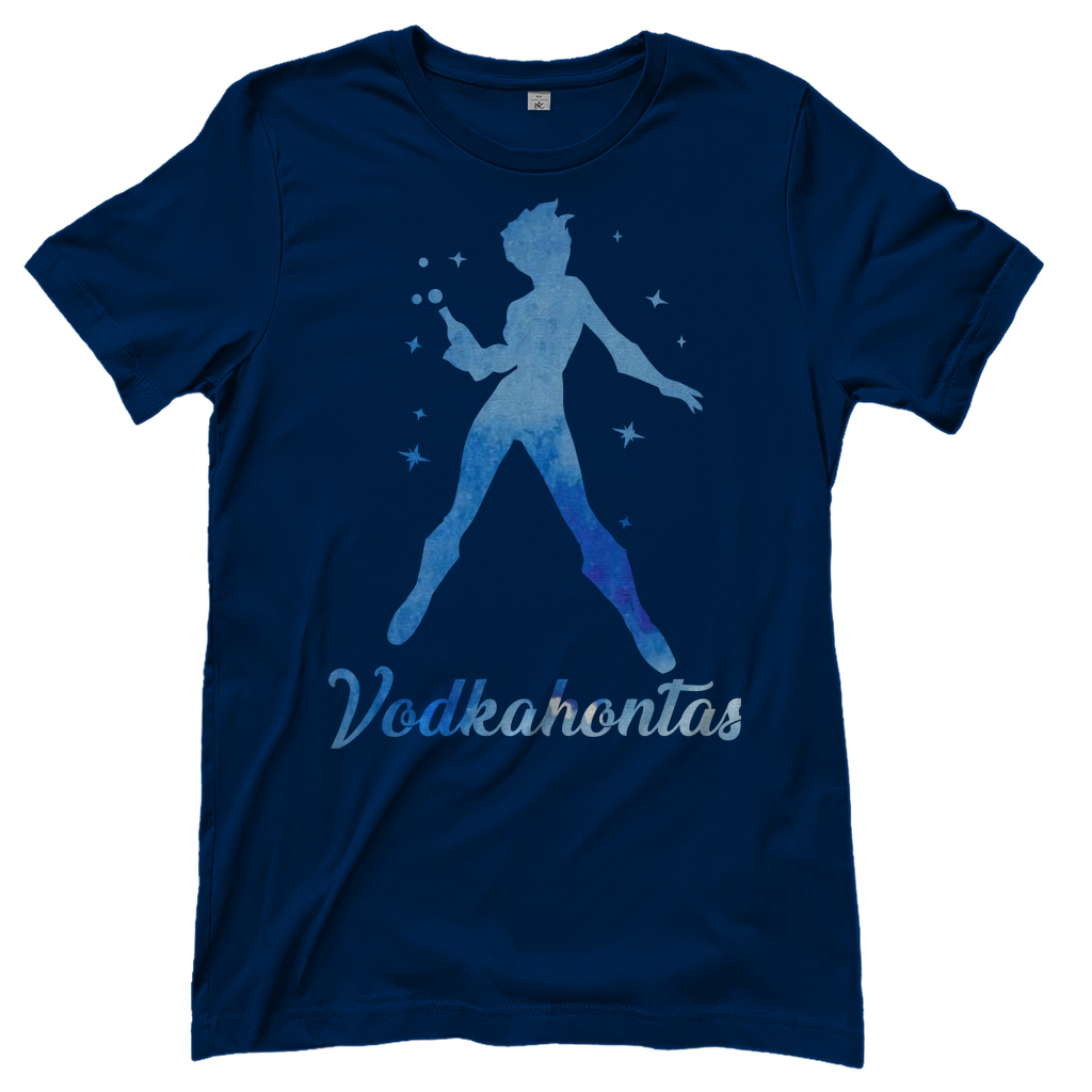 Vodkahontas - Prinzessin Aquarell - Damenshirt Navy