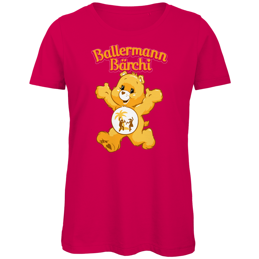 Ballermann Bärchi - Glücksbärchi - Damen Premium Bio T-Shirt Fuchsia