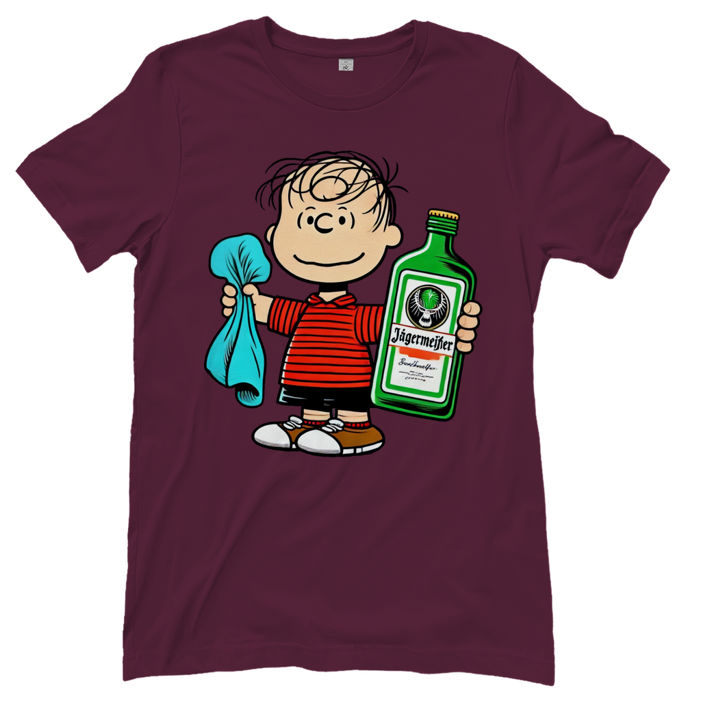 Linus van Pelt mit Jäger - Die Peanuts - Damenshirt