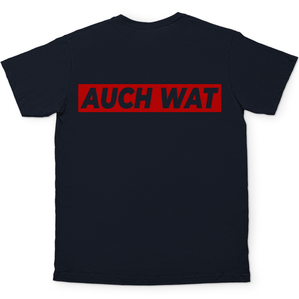 Hinten steht auch wat - Beidseitiger Druck - Herren Shirt