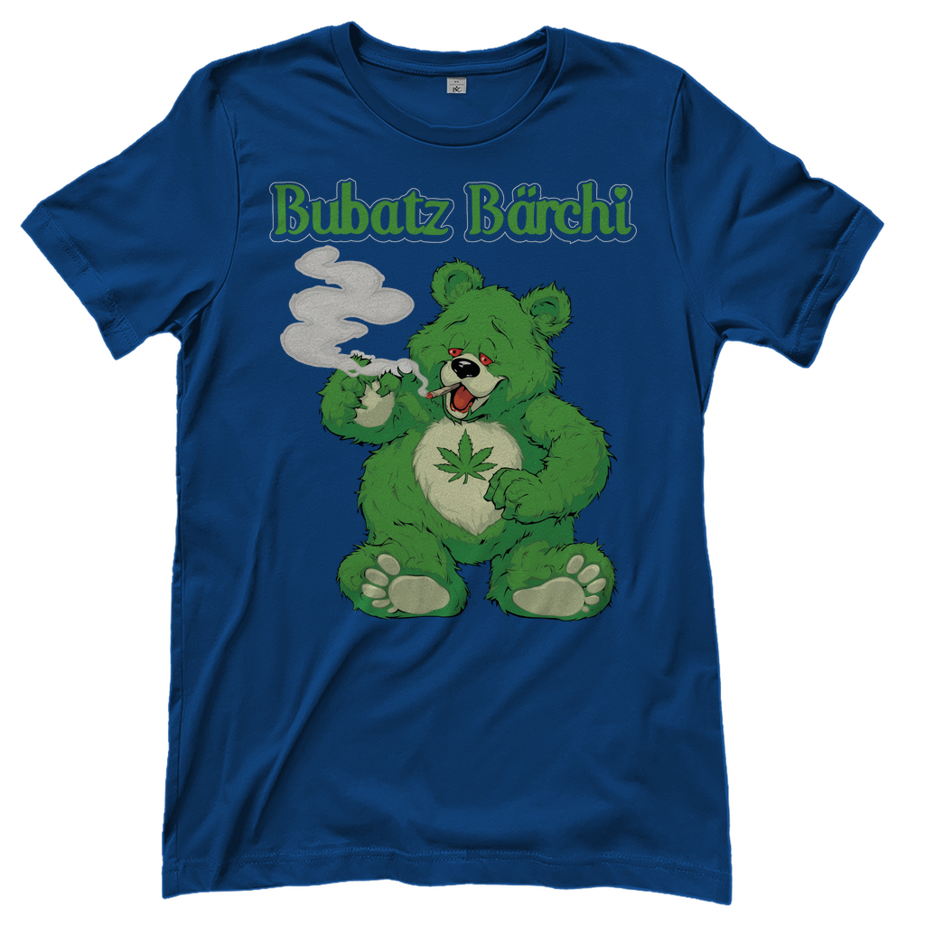Bubatz Bärchi - Glücksbärchi - Damenshirt Royal Blue