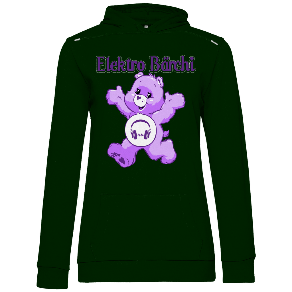 Elektro Bärchi - Glücksbärchi - Damen Hoodie Forest Green