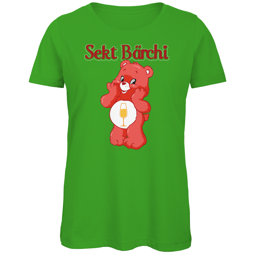 Sekt Bärchi - Glücksbärchi - Damen Premium Bio T-Shirt Real Green