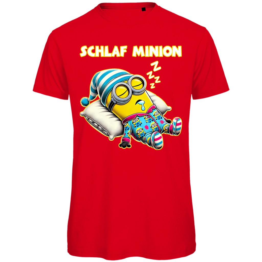 Schlaf Minion - Herren Premium Bio T-Shirt