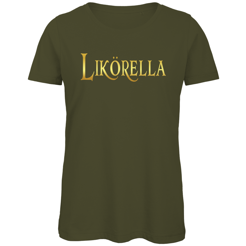 Likörella - Prinzessin Gold - Damen Premium Bio T-Shirt Khaki