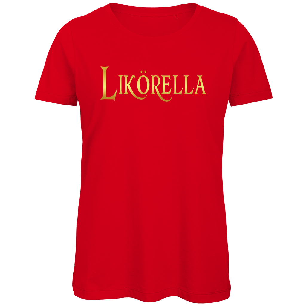 Likörella - Prinzessin Gold - Damen Premium Bio T-Shirt Red
