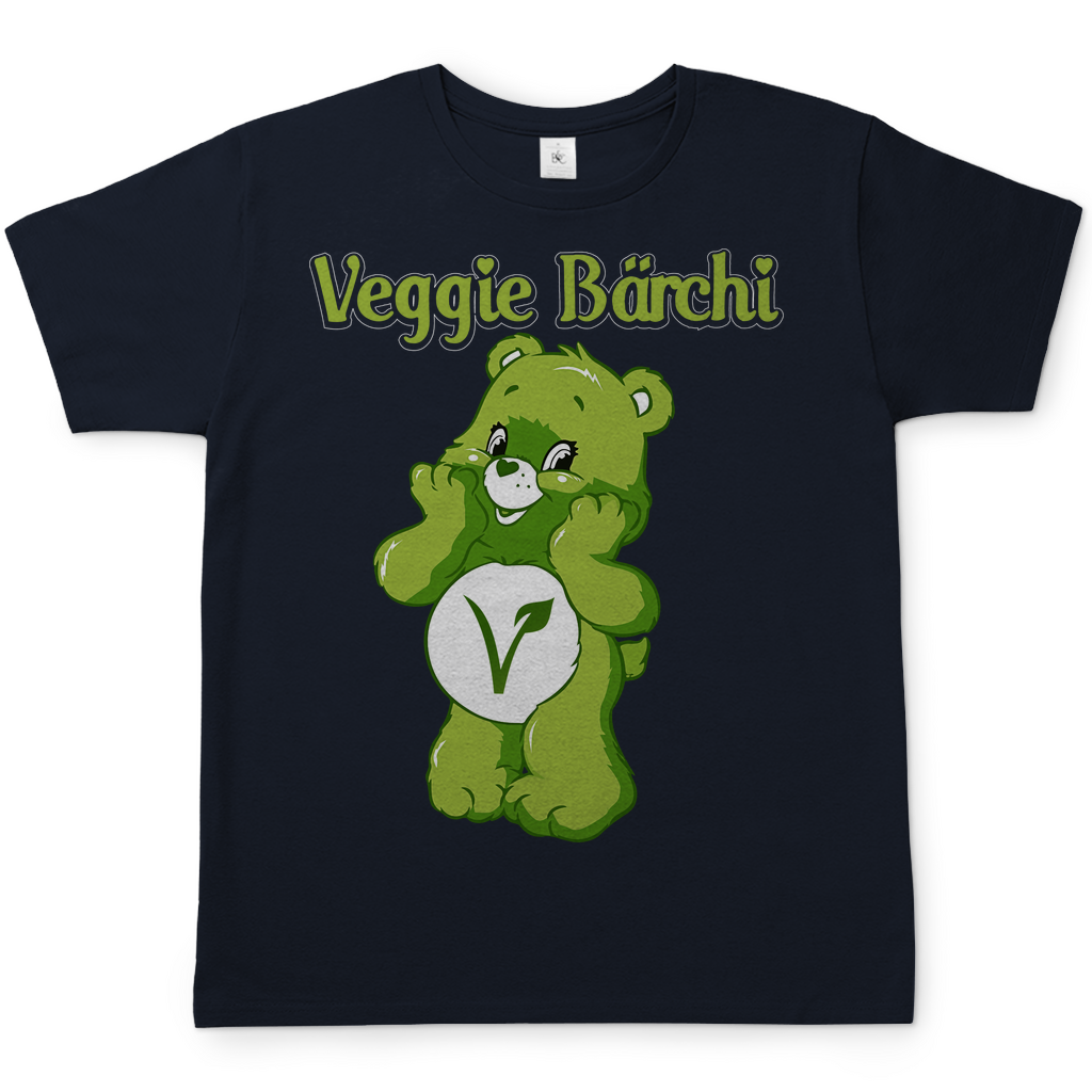 Veggie Bärchi - Glücksbärchi - Herren Shirt Navy