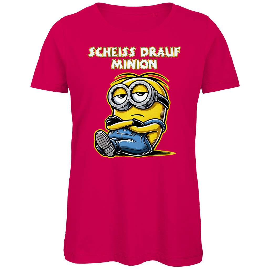 Scheiss drauf Minion - Damen Premium Bio T-Shirt