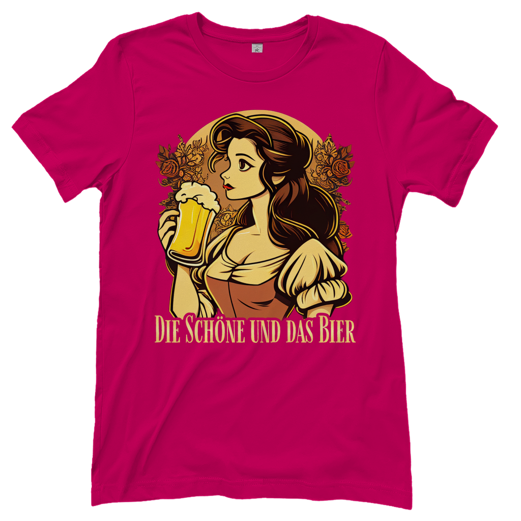 Die Schöne und das Bier Belle - Damenshirt