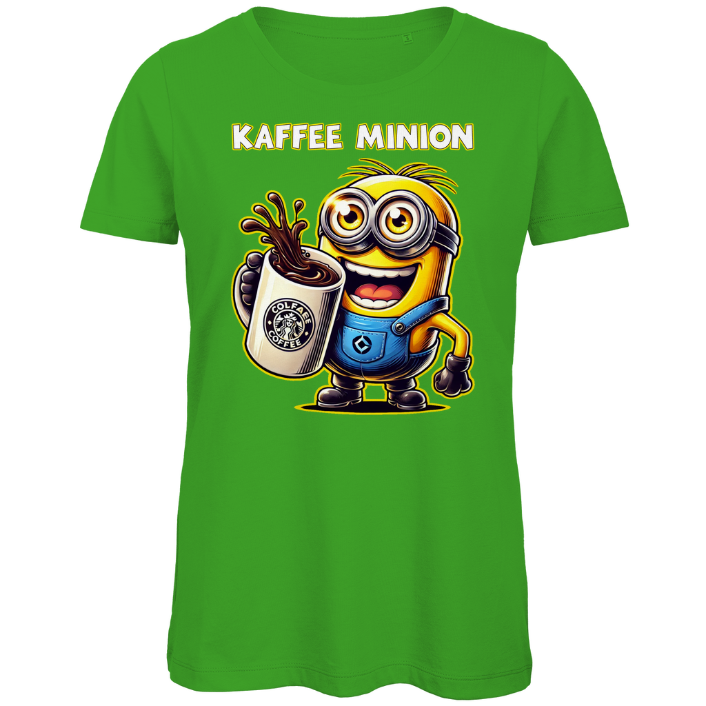 Kaffee Minion - Damen Premium Bio T-Shirt