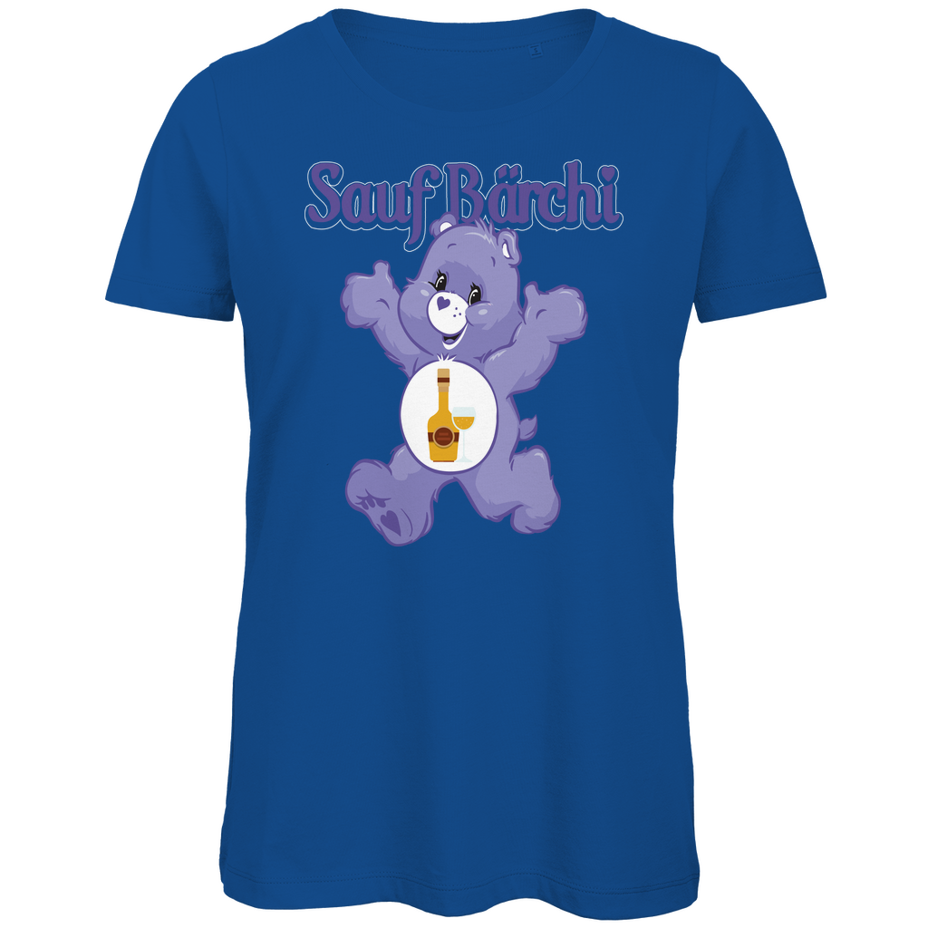 Sauf Bärchi - Glücksbärchi - Damen Premium Bio T-Shirt Royal Blue