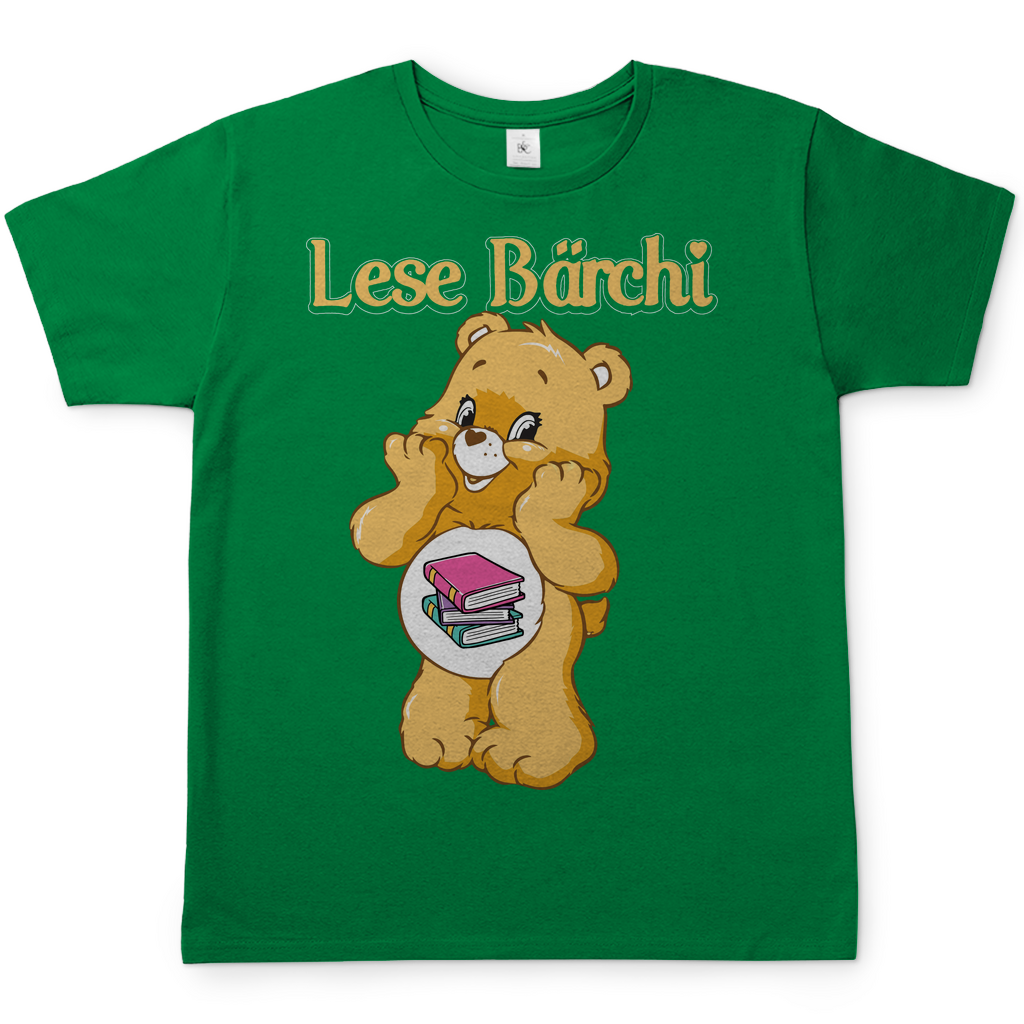 Lese Bärchi - Glücksbärchi - Herren Shirt Kelly Green