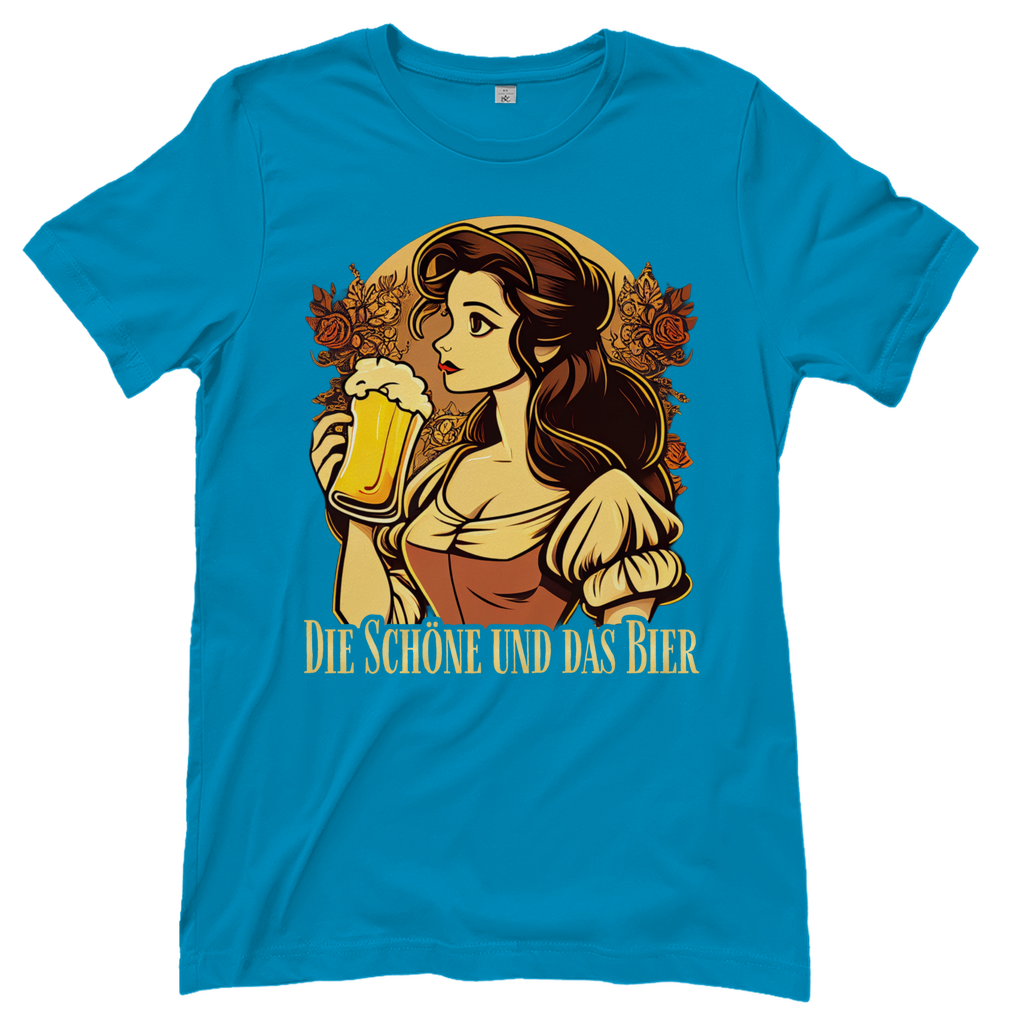 Die Schöne und das Bier Belle - Damenshirt Atoll