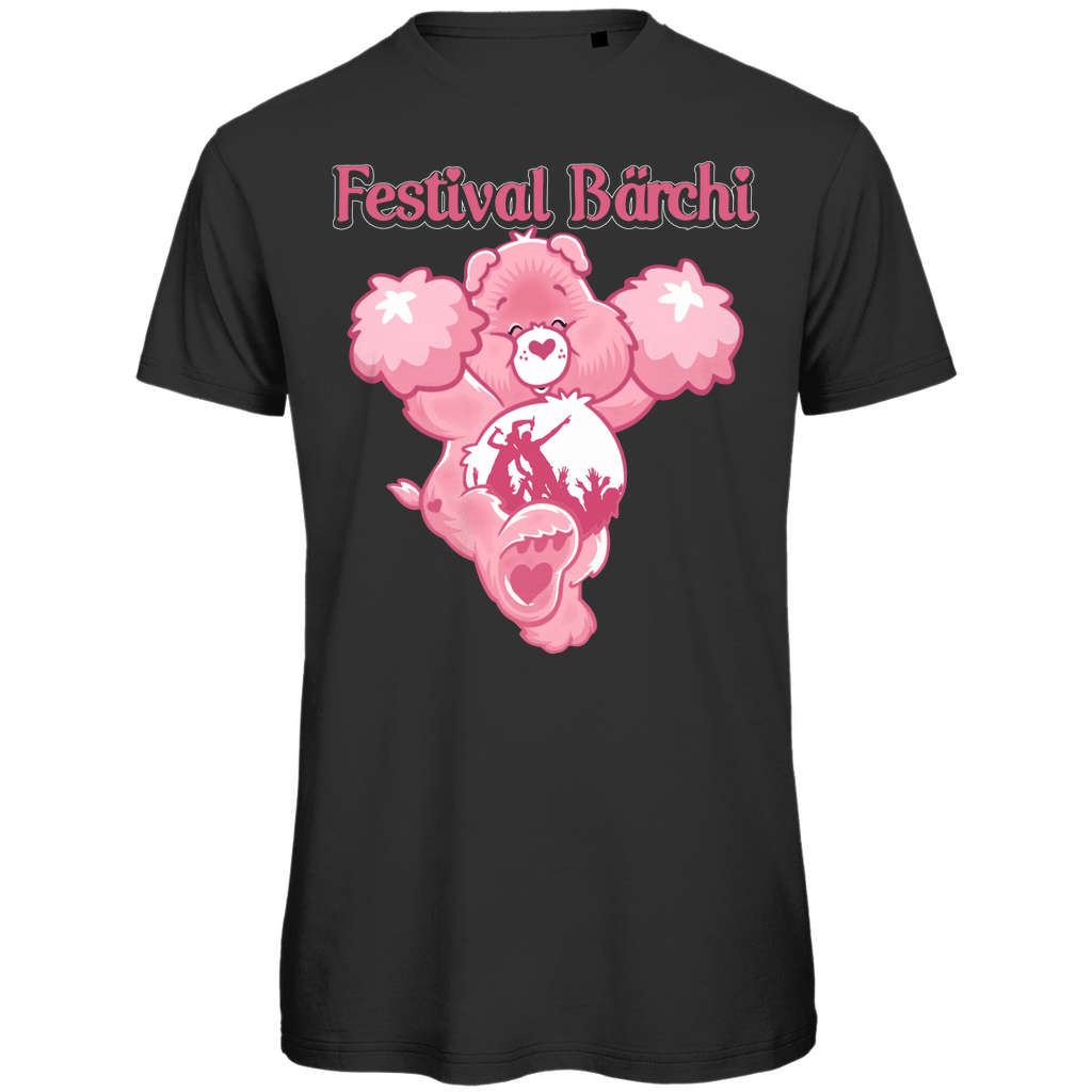 Festival Bärchi Glücksbärchi - Herren Premium Bio T-Shirt Black