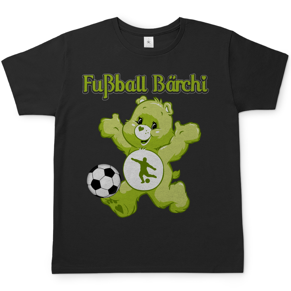 Fußball Bärchi - Glücksbärchi - Herren Shirt Black