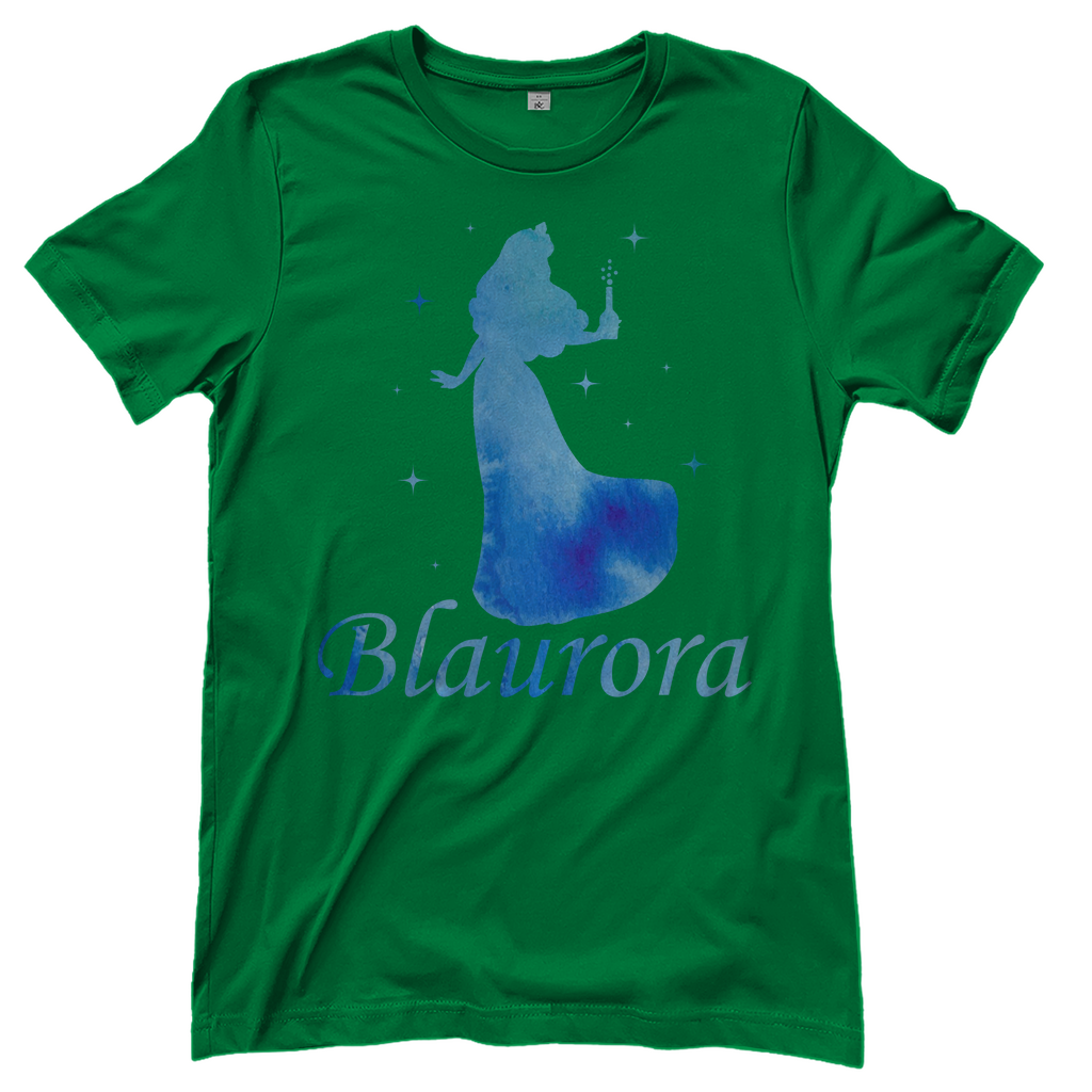 Blaurora - Prinzessin Aquarell - Damenshirt Kelly Green
