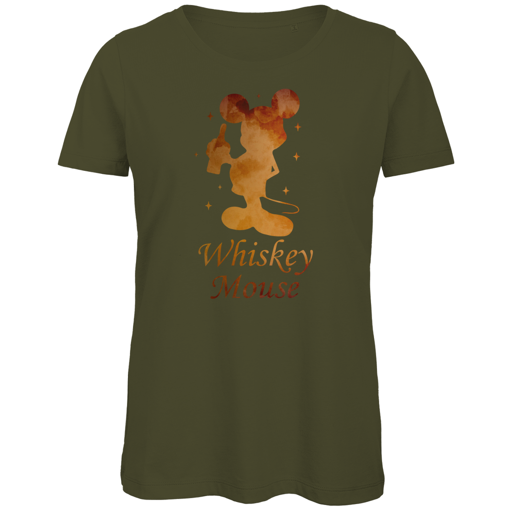 Mond Prinzessin - Whiskey Mouse - Damen Premium Bio T-Shirt Khaki