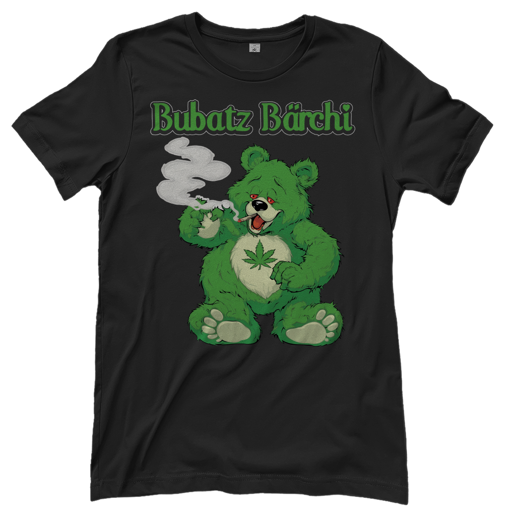 Bubatz Bärchi - Glücksbärchi - Damenshirt Black