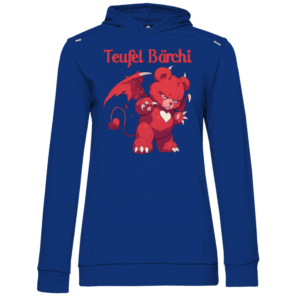 Teufel Bärchi - Glücksbärchi - Damen Hoodie Royal