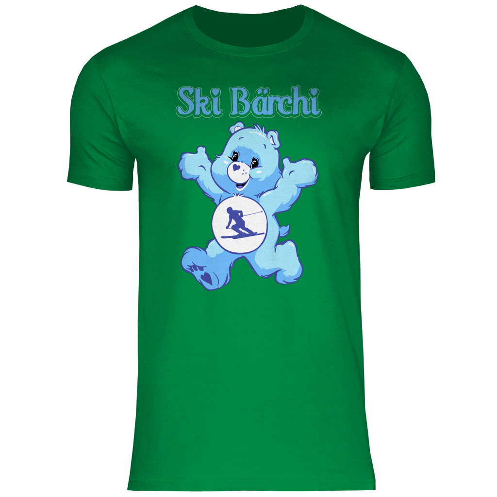 Ski Bärchi - Glücksbärchi - Herren Shirt Kelly Green