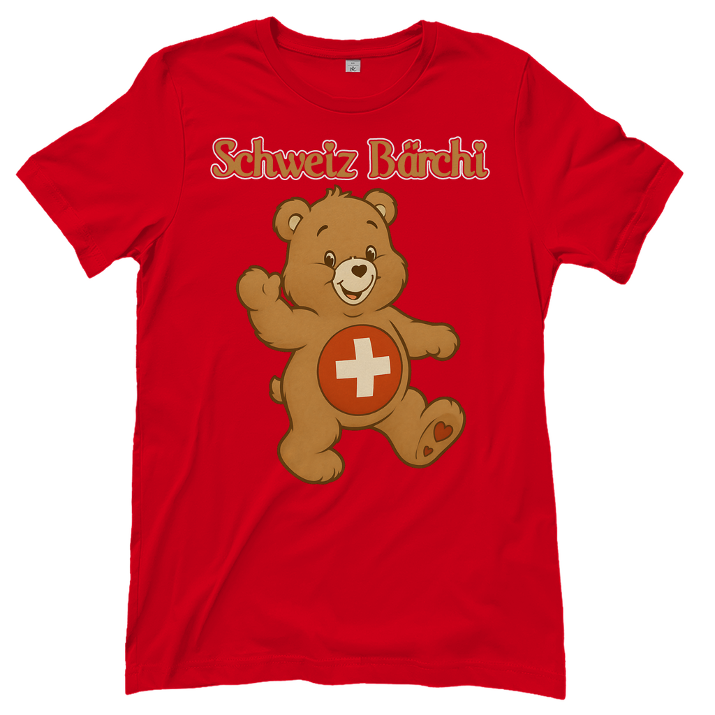 Schweiz Bärchi - Glücksbärchi - Damen T-Shirt Red