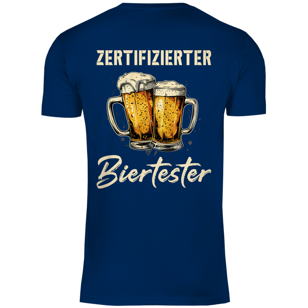 Zertifizierter Biertester - Herren Shirt Navy