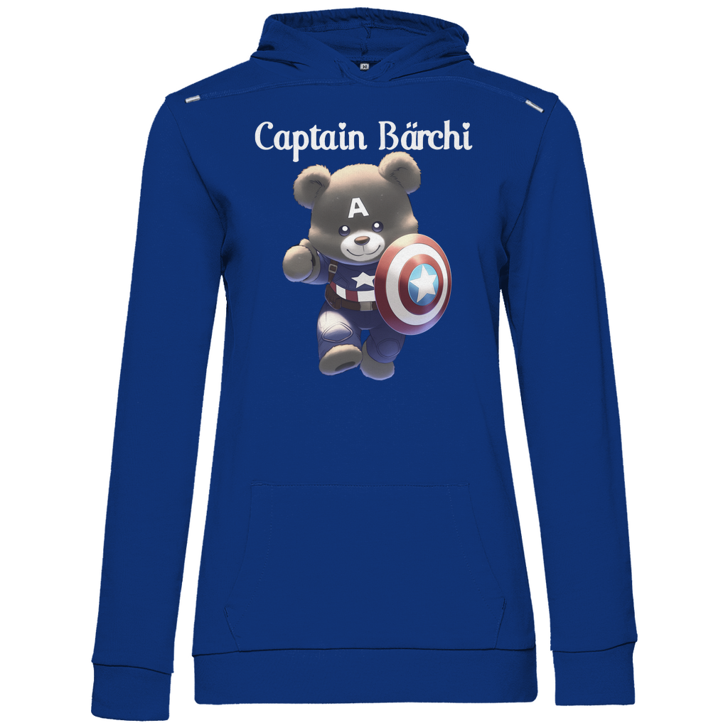 Captain Bärchi - Glücksbärchi - Damen Hoodie Royal