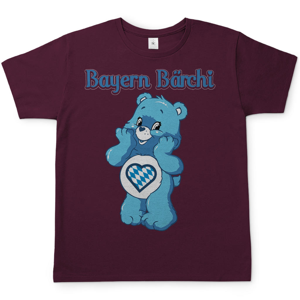 Bayern Bärchi - Glücksbärchi - Herren Shirt Burgundy