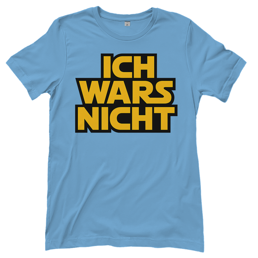 Ich Wars Nicht - Damen T-Shirt Sky Blue