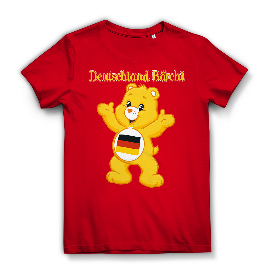 Deutschland Bärchi - Glücksbärchi - Damen Premium Bio T-Shirt Red