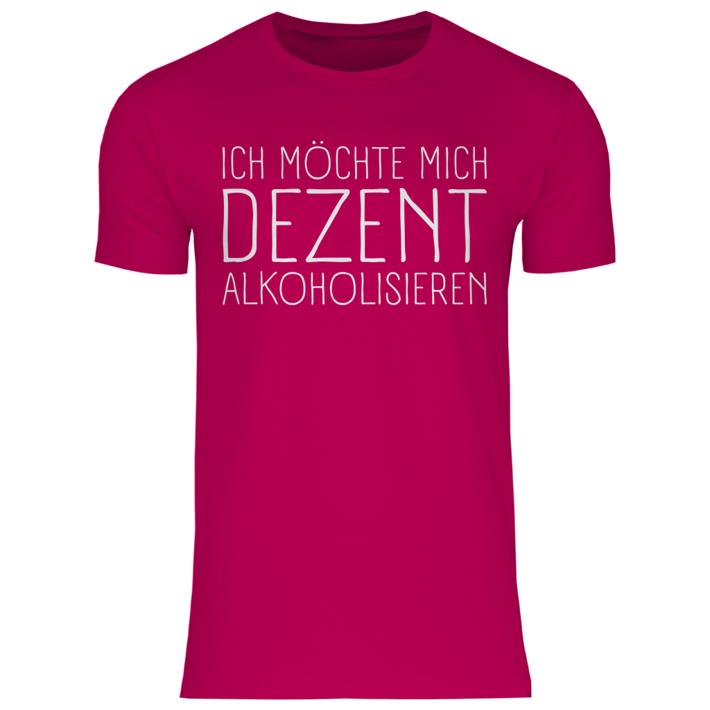Ich möchte mich dezent alkoholisieren - Herren Shirt