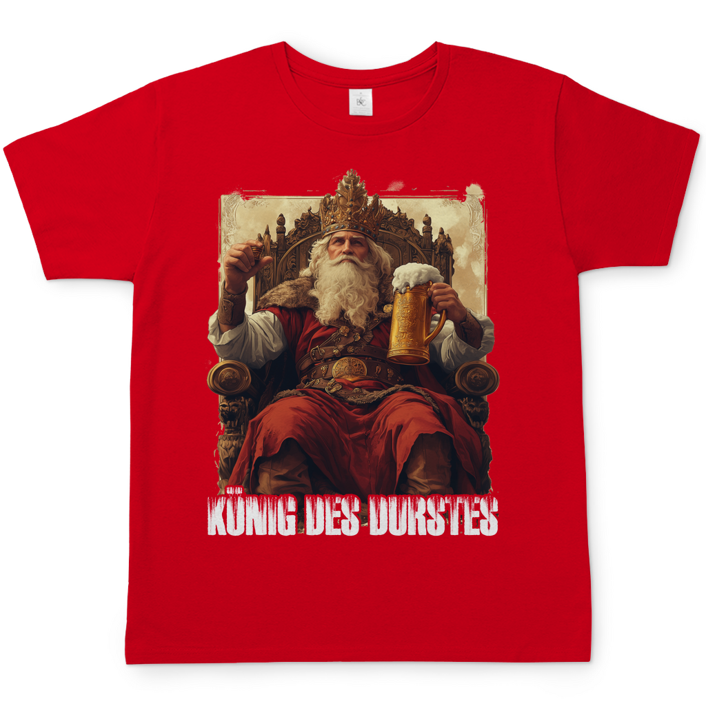 König des Durstes - Herren Shirt Red
