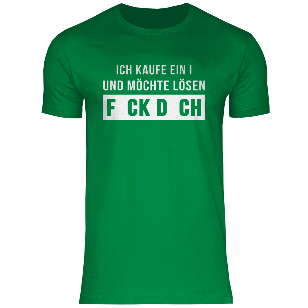 Ich kaufe ein I und möchte lösen - Herren Shirt Kelly Green